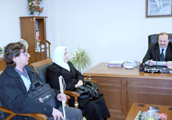 Görme Engellilerden ziyaret