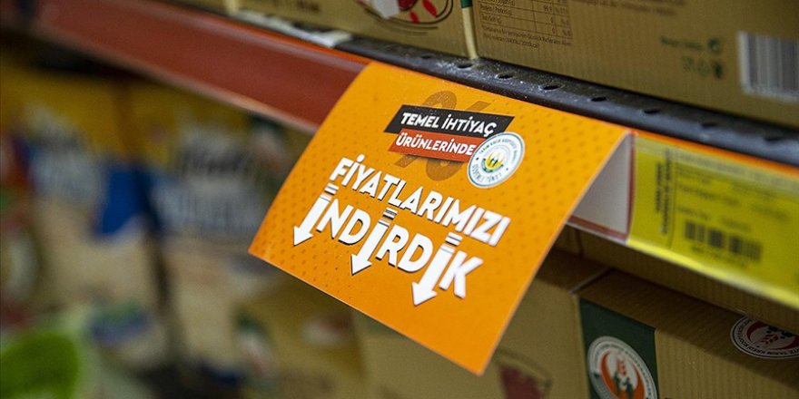 TARIM KREDİ İNDİRİMİNDEN SONRA MARKETLERDE SARI ETİKETLER ÇOĞALIYOR