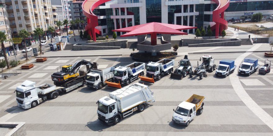 CANİK BELEDİYESİ ARAÇ FİLOSUNU GÜÇLENDİRDİ