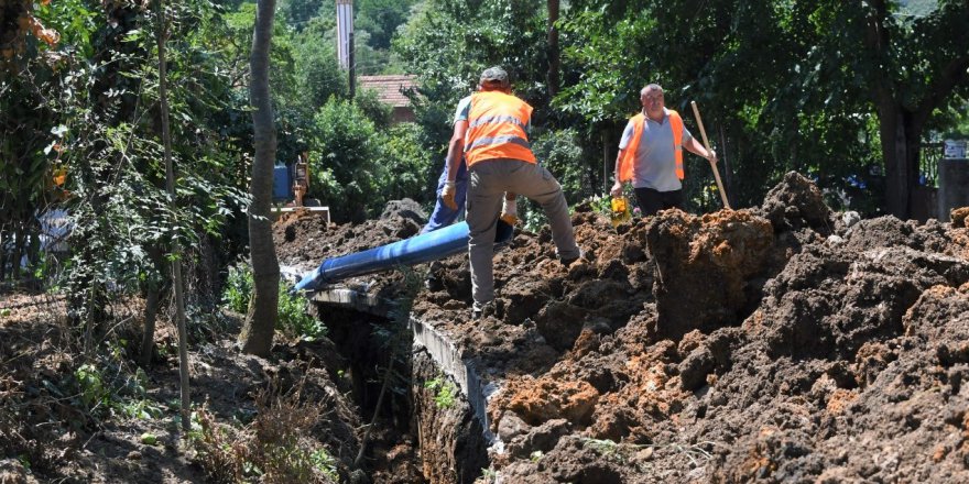 3 İLÇEYE 17 KM İÇE SUYU HATTI