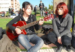 Kadına şiddete hayır