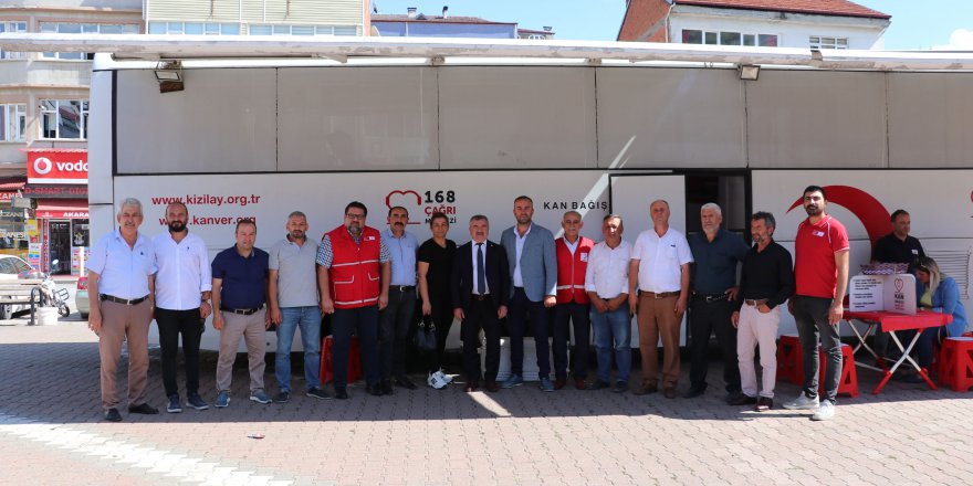 KAN BAĞIŞI KAMPANYASINA DESTEK