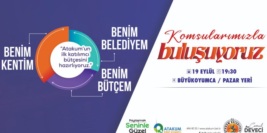 ATAKUM'DA İLK KATILIMCI BÜTÇESİ