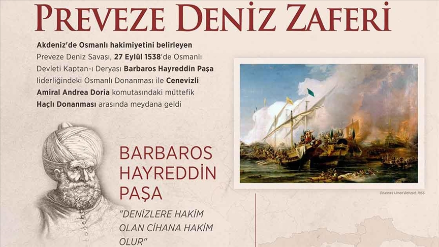 PREVEZE DENİZ ZAFERİ 484 YAŞINDA