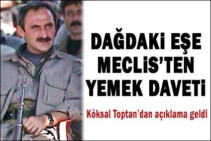 Dağdaki eşe yemek daveti