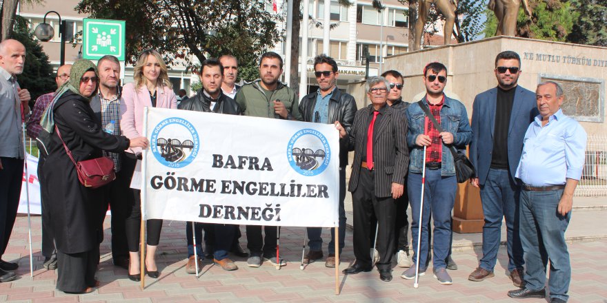GÖRME ENGELLİLER İÇİN YÜRÜYÜŞ ALANI