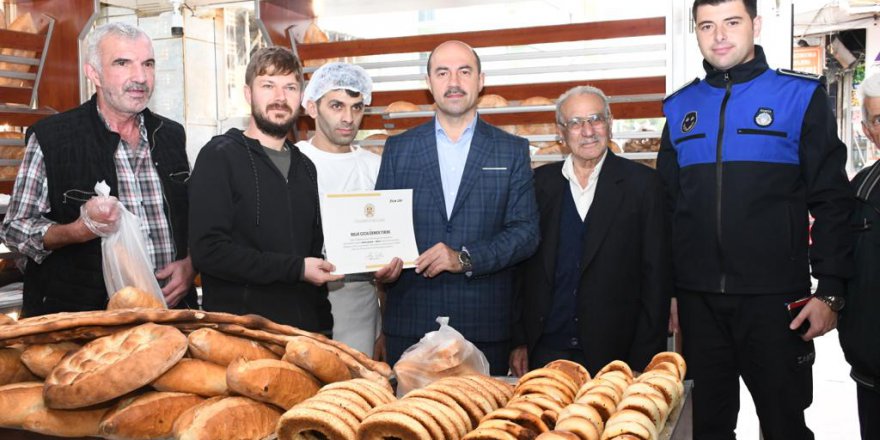 ÖRNEK FIRINLARA TEŞEKKÜR BELGESİ