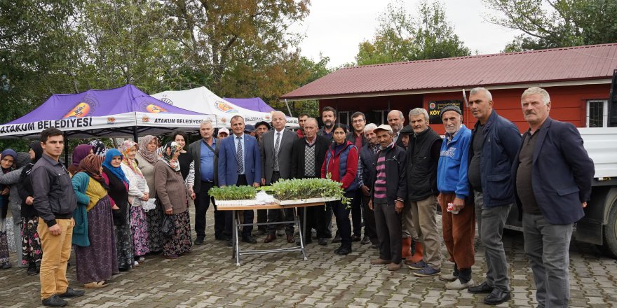 ATAKUM'DA ÜRETİCİYE BÜYÜK DESTEK