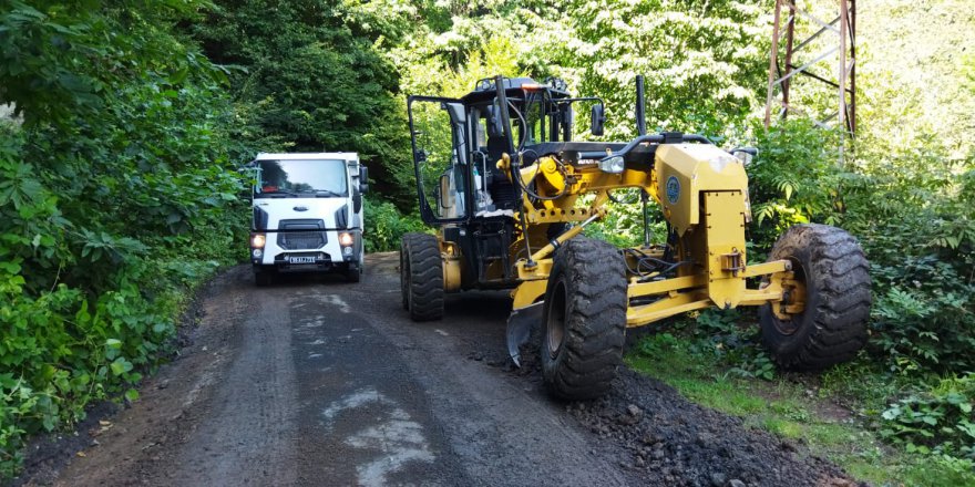 KIRSALDA YOL ÇALIŞMALARI DEVAM EDİYOR