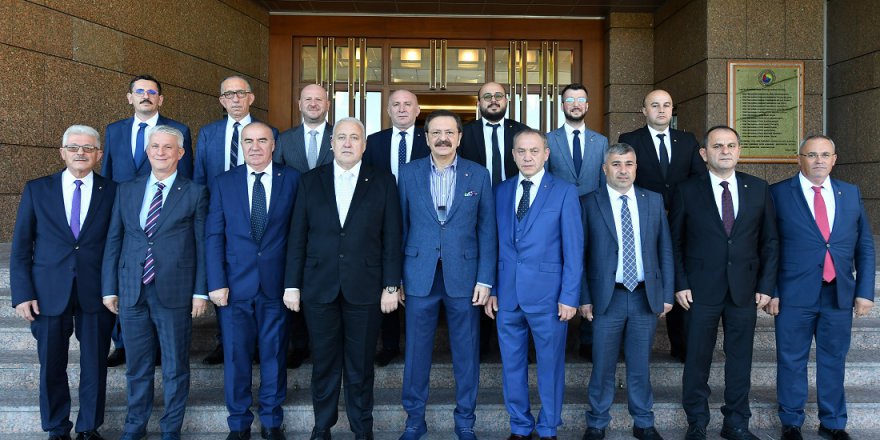 ÇARŞAMBA TİCARET BORSASI'NDAN HİSARCIKLIOĞLU'NA ZİYARET