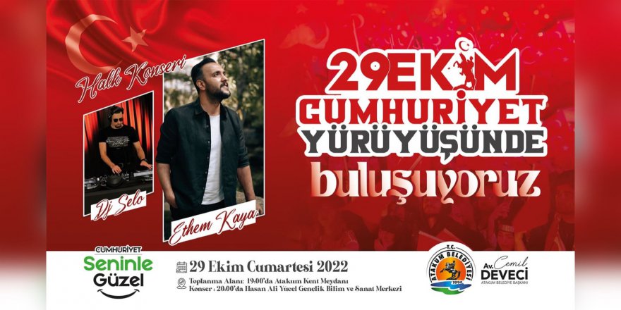 ATAKUM'DA CUMHURİYET COŞKUSU