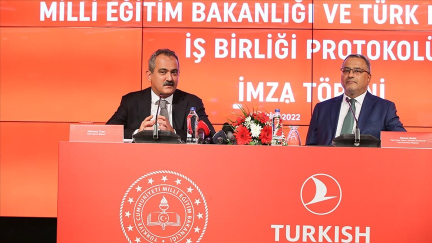 MEB İLE THY'DEN İŞ BİRLİĞİ PROTOKOLÜ