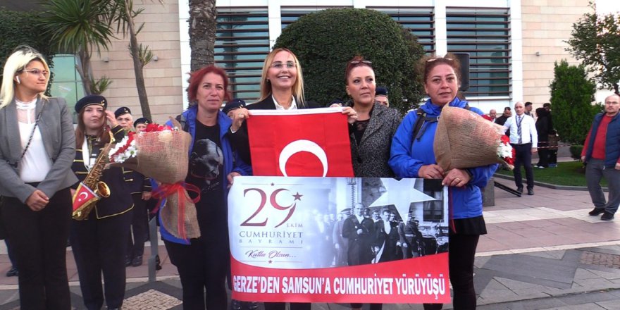 GERZE'DEN ATAKUM'A CUMHURİYET YÜRÜYÜŞÜ