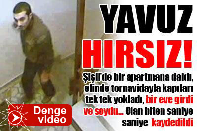 Yavuz hırsızın rahatlığı şaşırttı ...