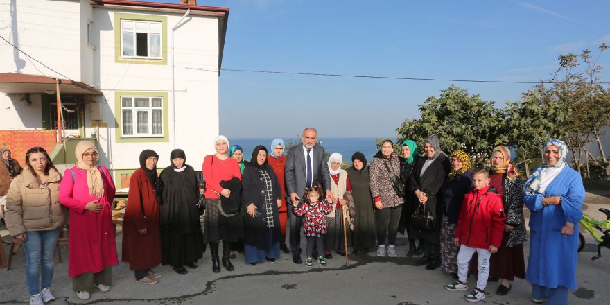 CANİKLİ KADINLARIN TALEPLERİNİ DİNLEDİ