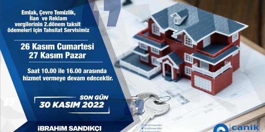 HAFTA SONU HİZMETE AÇIK