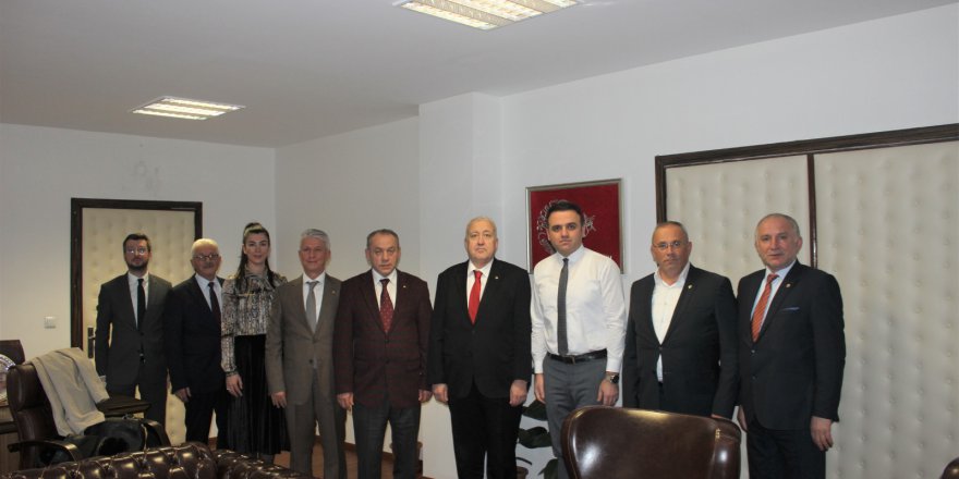 BAŞKAN YILMAZ VE ÇTB MECLİSİNDEN BAŞSAVCI YEĞİN' ZİYARET