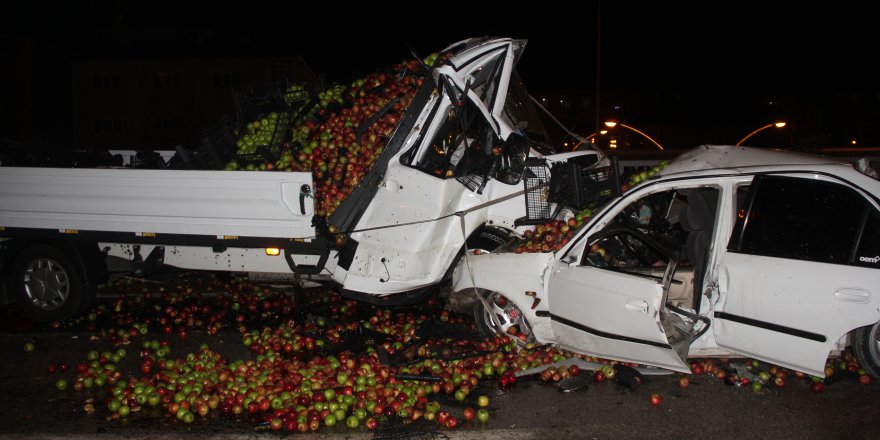 SAMSUN'DA TRAFİK KAZASI: 1 ÖLÜ, 1 YARALI