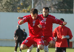 Kondisyon çalıştılar