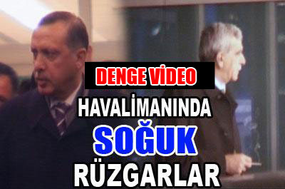 Havaalanında soğuk rüzgarlar