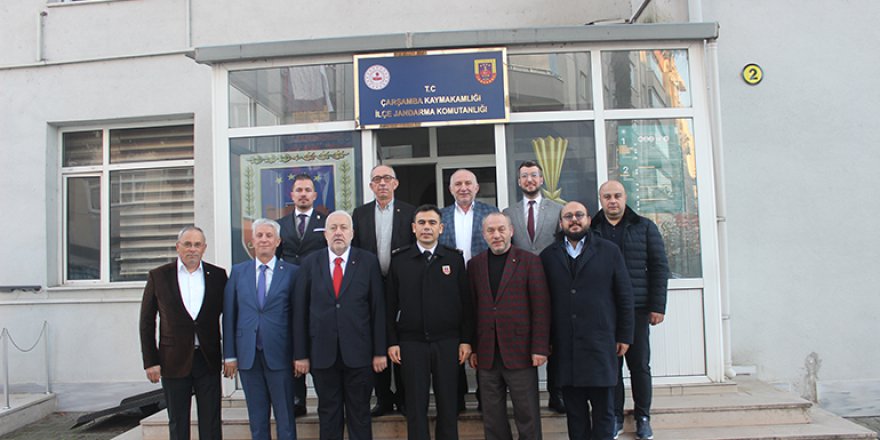 JANDARMA KOMUTANI ÇELİK'E İADEİ ZİYARET
