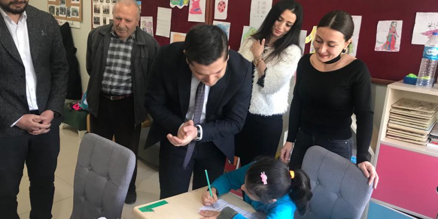 KAYMAKAM ATAR'DAN OKUL ZİYARETİ