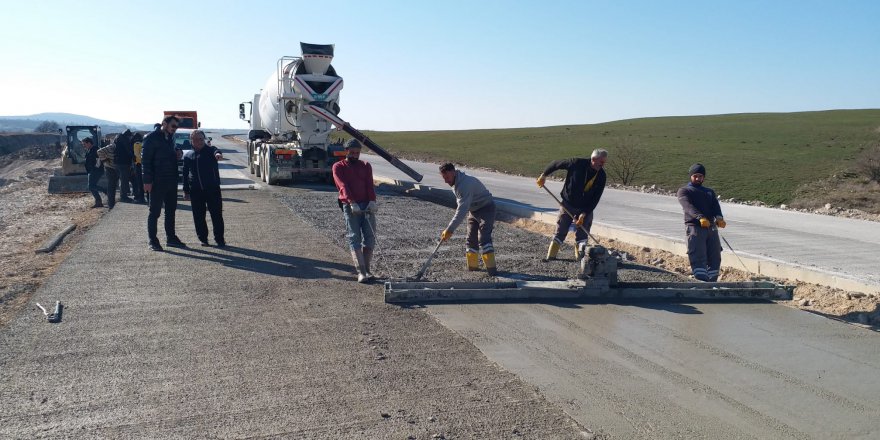 HAVZA OSB BETON YOLU TAMAMLANDI