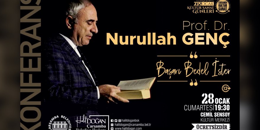 NURULLAH GENÇ ÇARŞAMBALI SEVENLERİYLE BULUŞUYOR