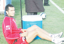 Burhan düz koşu yaptı