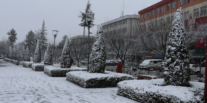 HAVZA'DA KAR YAĞIŞI