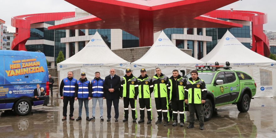 CANİK BELEDİYESİ HAREKETE GEÇTİ