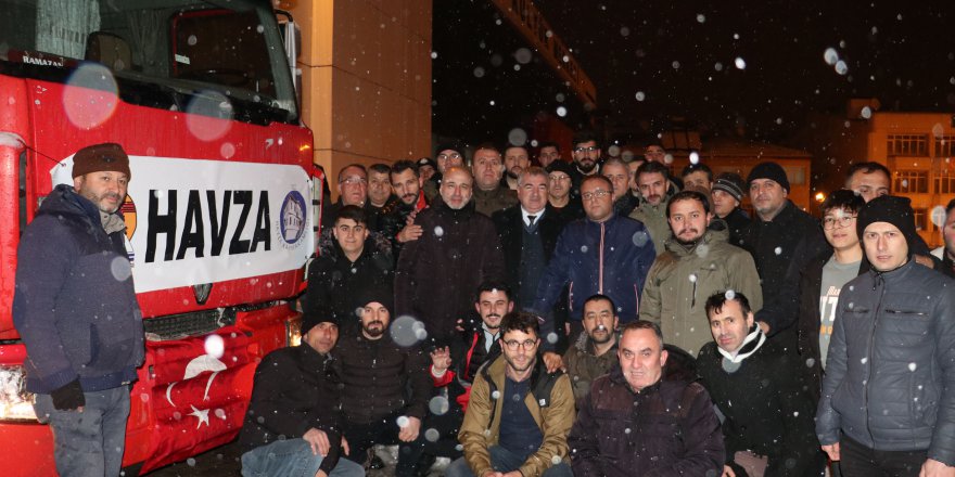 YARDIM TIRI DUALARLA YOLCU EDİLDİ