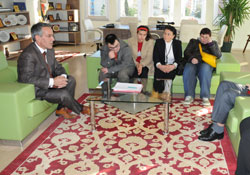 Sevgisiseli öğrencilerini ağırladı