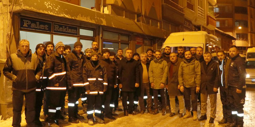 HAVZA BELEDİYESİ 18 PERSONEL GÖNDERDİ