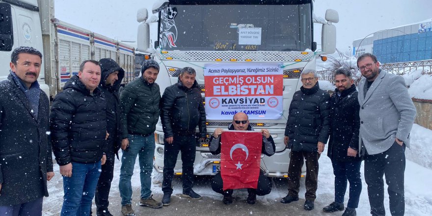 KAVSİYAD'DAN DEPREM BÖLGESİNE YARDIM