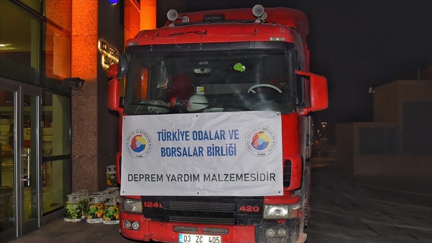 TOBB YARDIM KAMPANYASI DÜZENLEDİ
