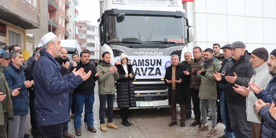 3 TIR VE 1 MİNİBÜS YARDIM DAHA