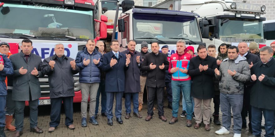 SALIPAZARI'NDAN DEPREM BÖLGESİNE YARDIM