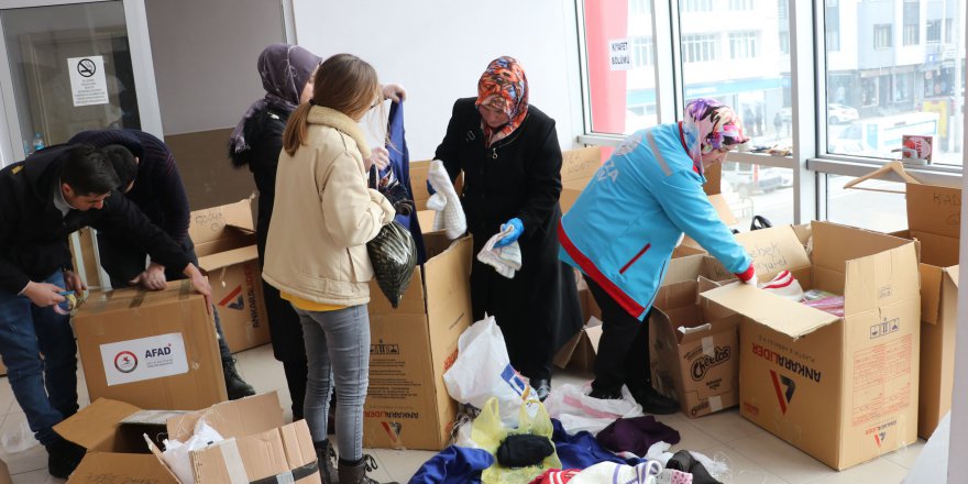 HAVZA'DAN BİR KAMYON YAKACAK YARDIMI