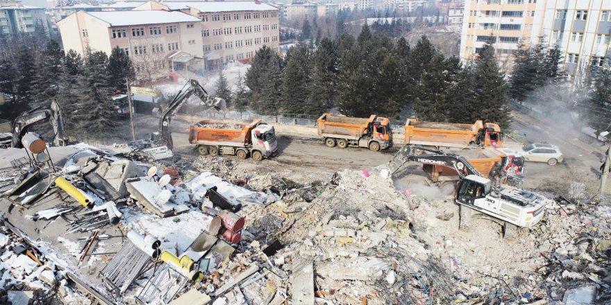 BÜYÜKŞEHİR 400 BİNA ENKAZINI KALDIRACAK