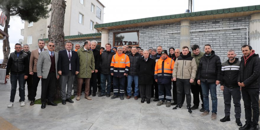 50 KİŞİLİK YARDIM EKİBİ DÖNÜŞ YAPTI