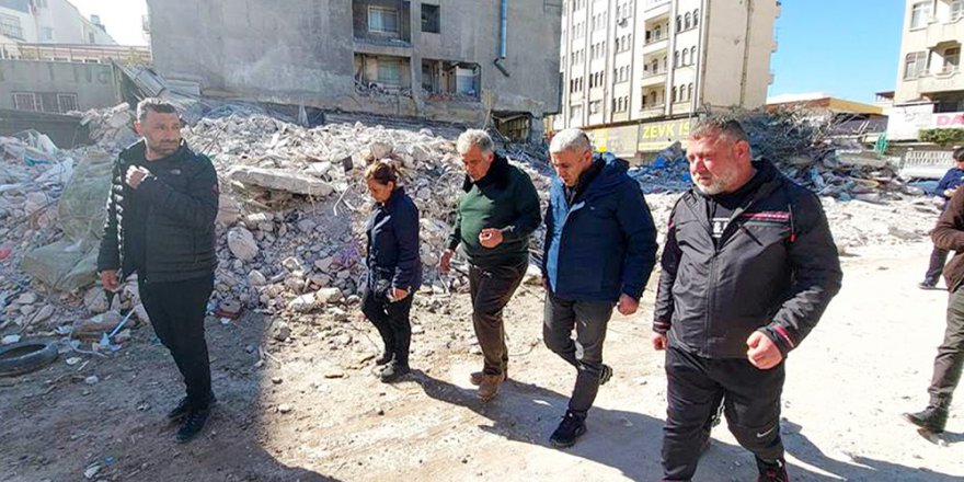 AFET BÖLGESİNDEKİ GAZETECİLERE ZİYARET