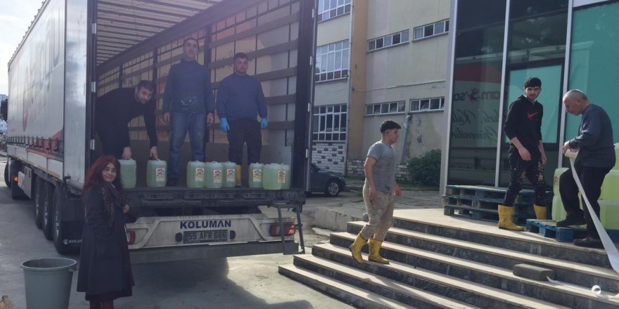 120 TON HİJYEN MALZEMESİ GÖNDERİLECEK