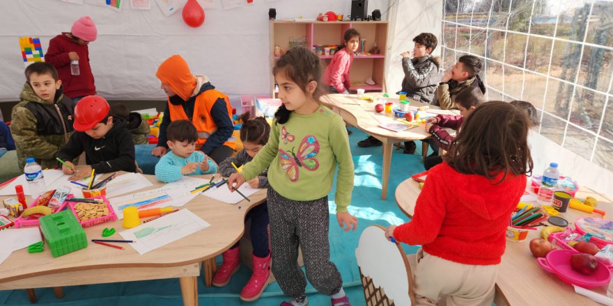 ÇOCUK OYUN EVİ KURULDU