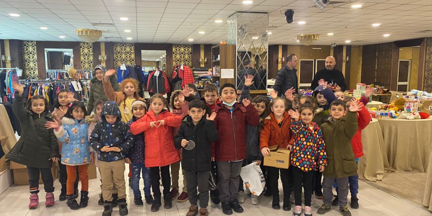 CANİK'TEKİ ÖĞRENCİLER OYUNCAKLARINI PAYLAŞTI