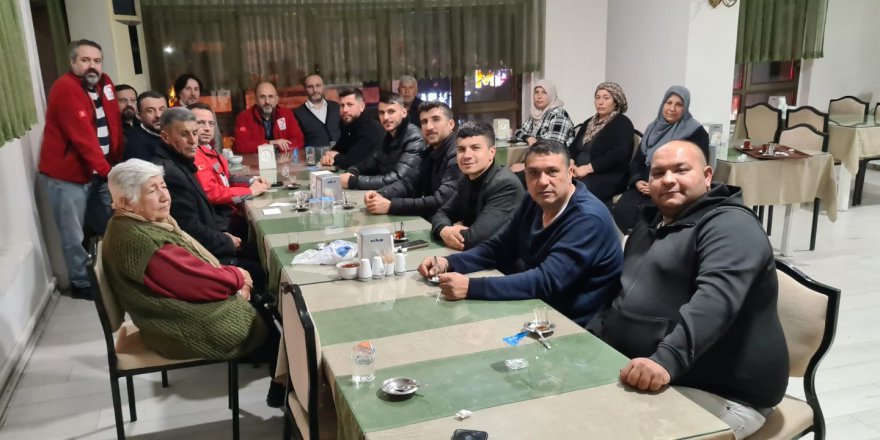 SAMSUN’DAKİ DEPREMZEDELERE DESTEK