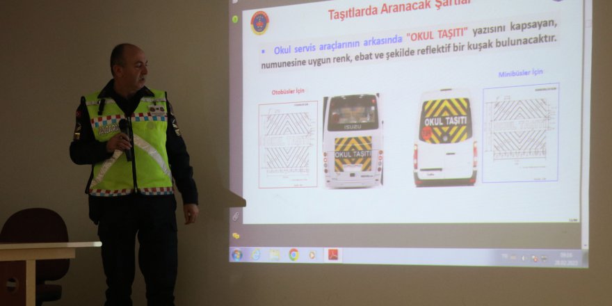 SERVİS ARAÇ SÜRÜCÜLERİNE EĞİTİM
