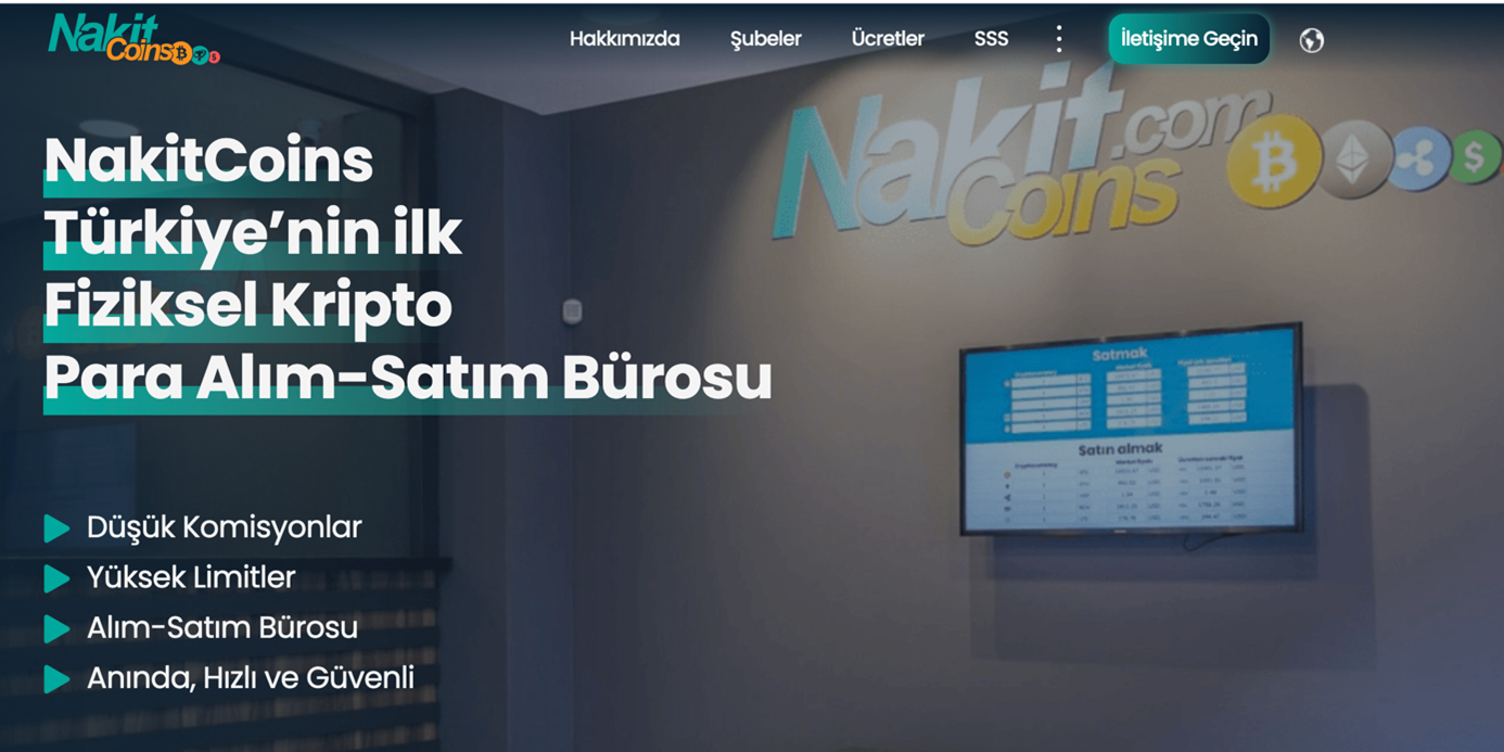 NakitCoins ile kolayca kripto para alım satımı yapın.