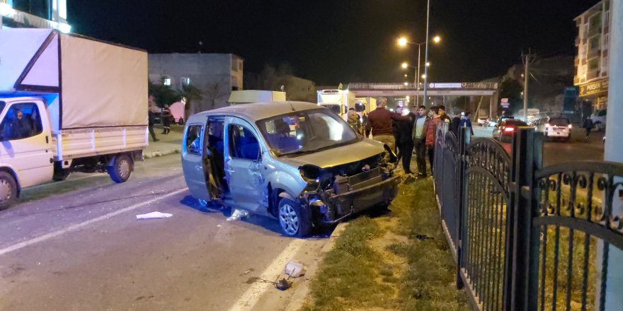 SAMSUN'DA MEYDANA GELEN KAZADA 4 KİŞİ YARALANDI