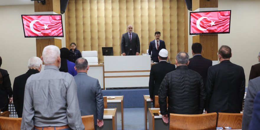CANİK BELEDİYE MECLİSİ'NDE SAYGI DURUŞU